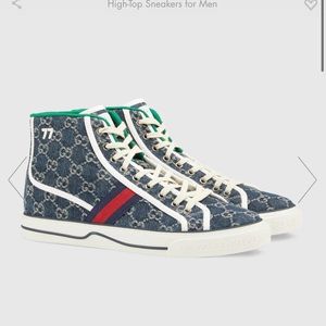 MENS GUCCI TENNIS 1977 HIGH TOP SNEAKER